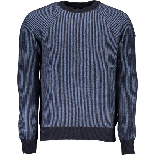 North Sails | Blue Wool Shirt| McRichard Designer Brands   