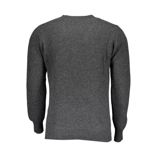 North Sails Elegant Wool-Blend Men's Gray Sweater gray-wool-shirt-7