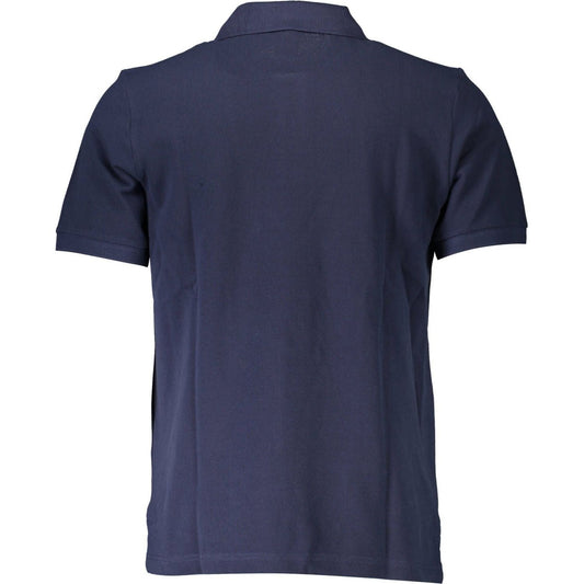 North Sails Chic Blue Cotton Polo with Logo Detail chic-blue-cotton-polo-with-logo-detail