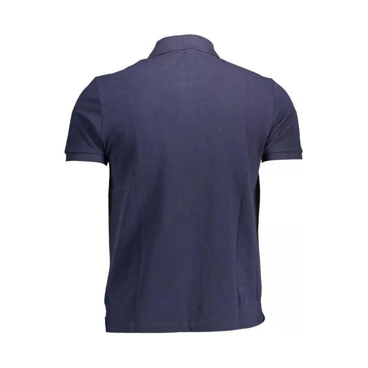 North Sails Classic Blue Cotton Polo Shirt classic-blue-cotton-polo-shirt