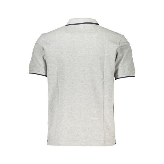 North Sails Gray Cotton Polo Shirt gray-cotton-polo-shirt-16