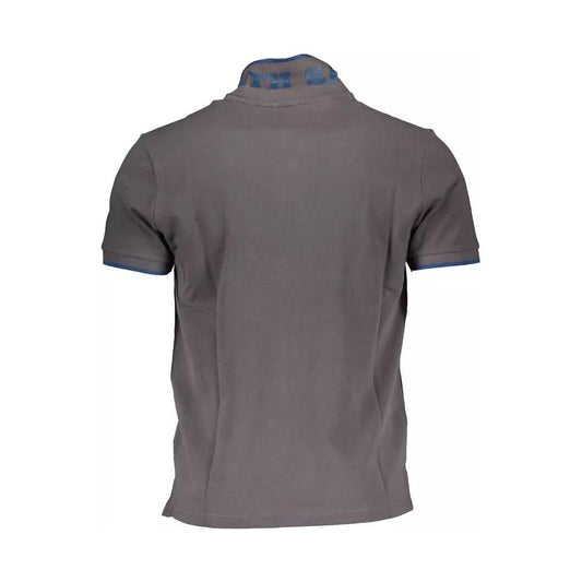 North Sails Elegant Gray Short-Sleeved Polo Shirt elegant-gray-short-sleeved-polo-shirt-1