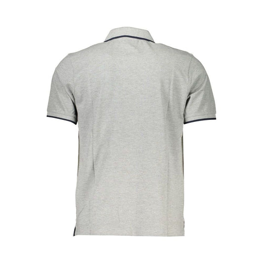 North Sails Gray Cotton Polo Shirt gray-cotton-polo-shirt-15
