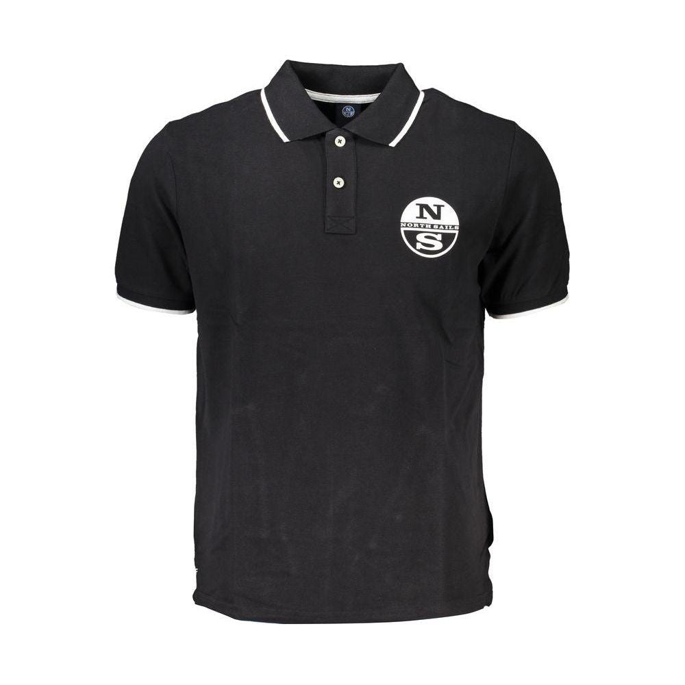 North Sails Black Cotton Polo Shirt black-cotton-polo-shirt-25
