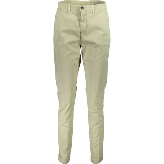 North Sails Chic Organic Cotton Gray Trousers chic-organic-cotton-gray-trousers