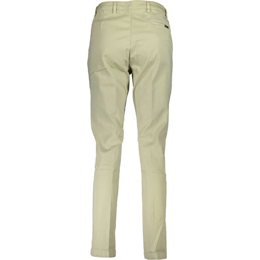 North Sails Chic Organic Cotton Gray Trousers chic-organic-cotton-gray-trousers