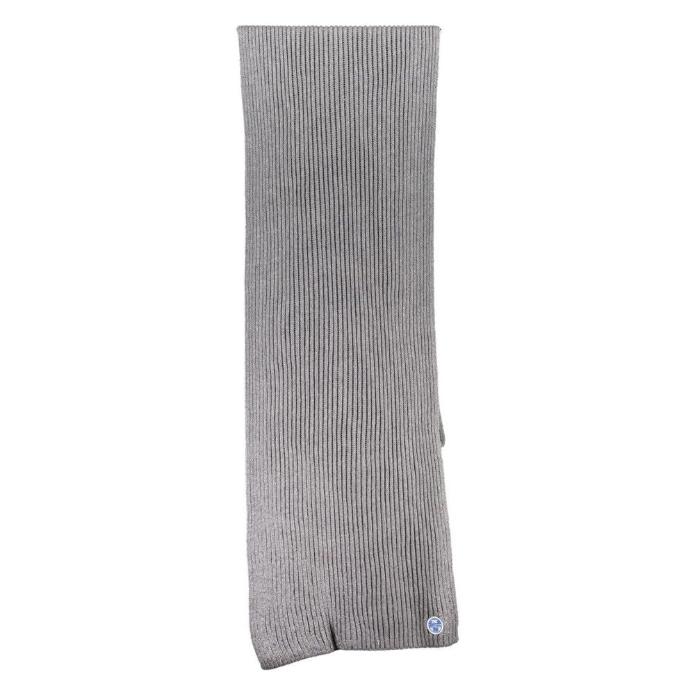 North Sails Sustainable Elegance Winter Scarf gray-cotton-scarf-3