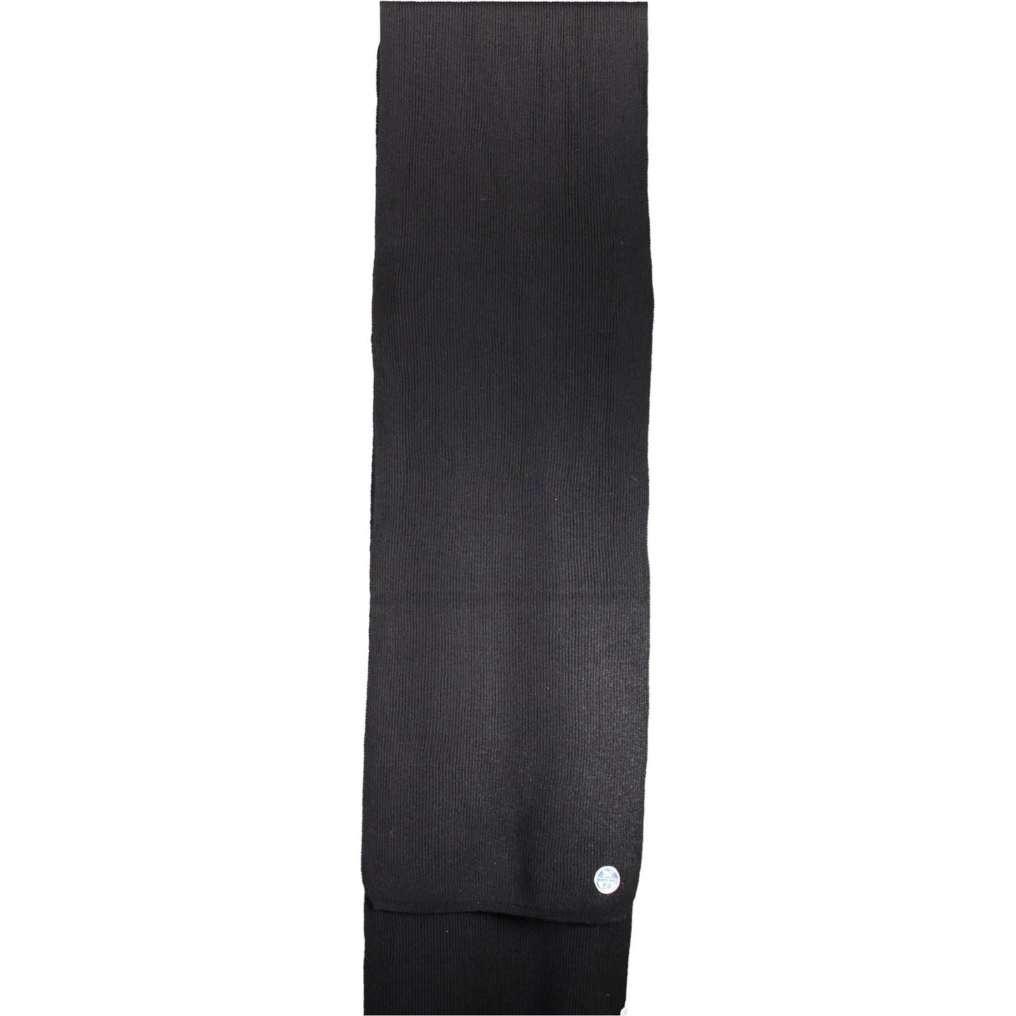 North Sails Sleek Black Scarf for Timeless Elegance black-cotton-scarf