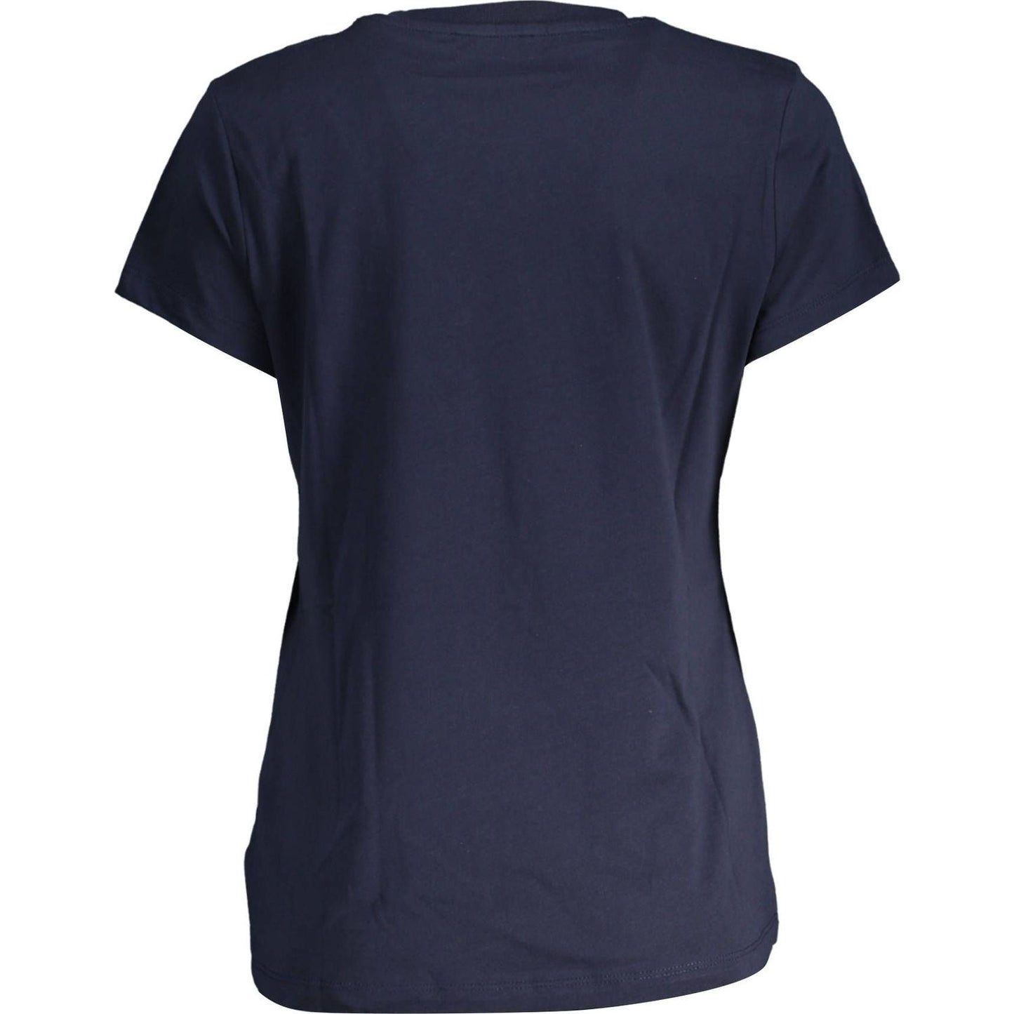 North Sails Chic Blue Organic Cotton Tee with Signature Embroidery chic-blue-organic-cotton-tee-with-signature-embroidery