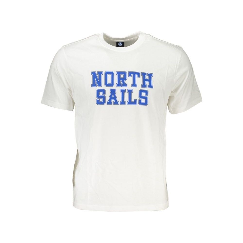 North Sails White Cotton T-Shirt white-cotton-t-shirt-89