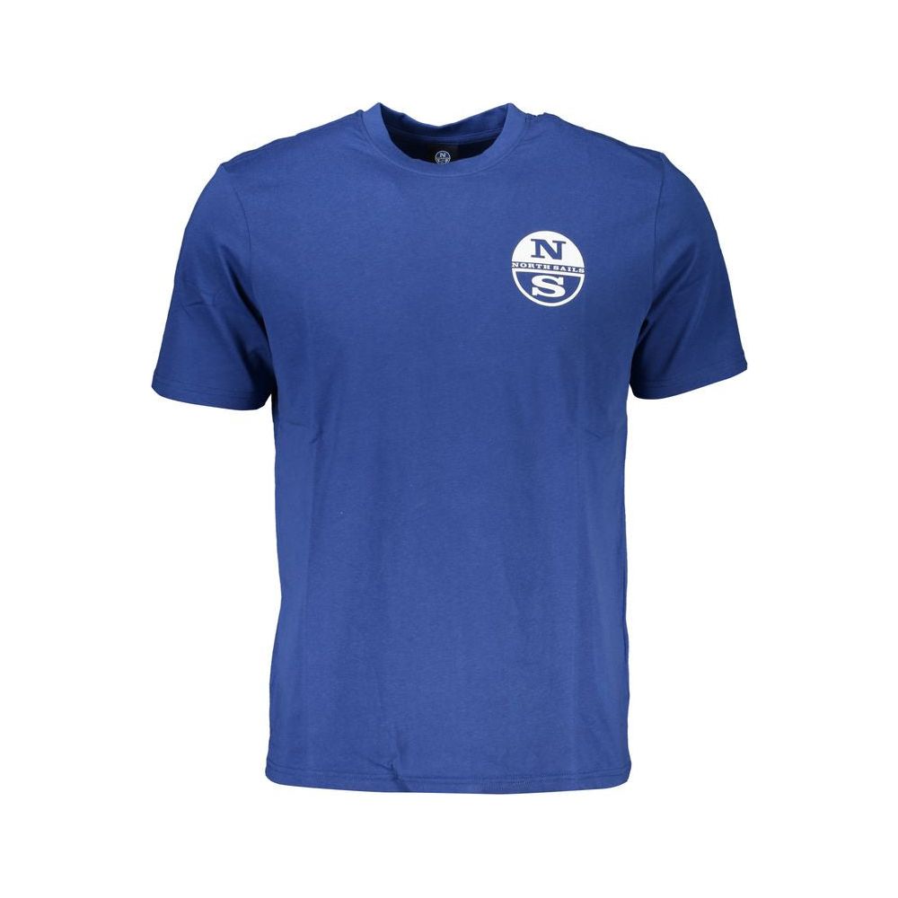 North Sails Blue Cotton T-Shirt blue-cotton-t-shirt-98