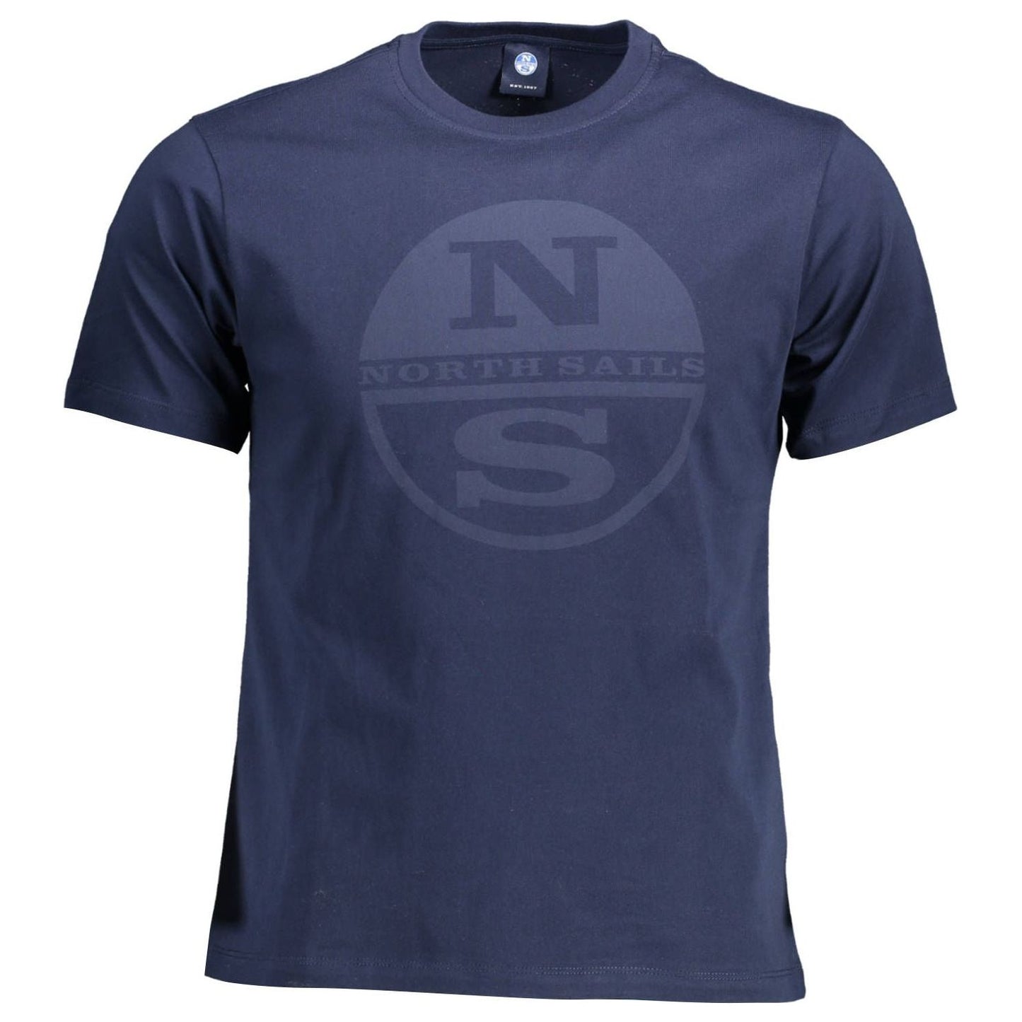 North Sails Chic Blue Nautical Print Tee for Men chic-blue-nautical-print-tee-for-men