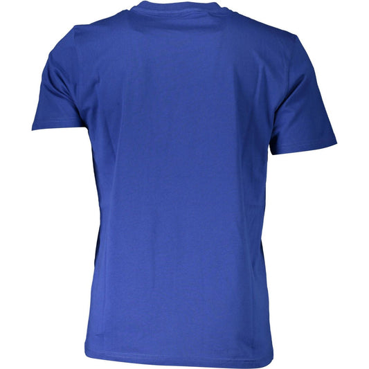 North Sails Chic Blue Cotton Tee with Signature Print chic-blue-cotton-tee-with-signature-print