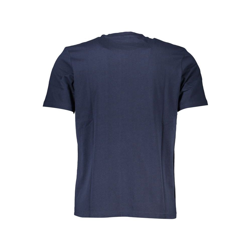 North Sails Blue Cotton T-Shirt blue-cotton-t-shirt-126