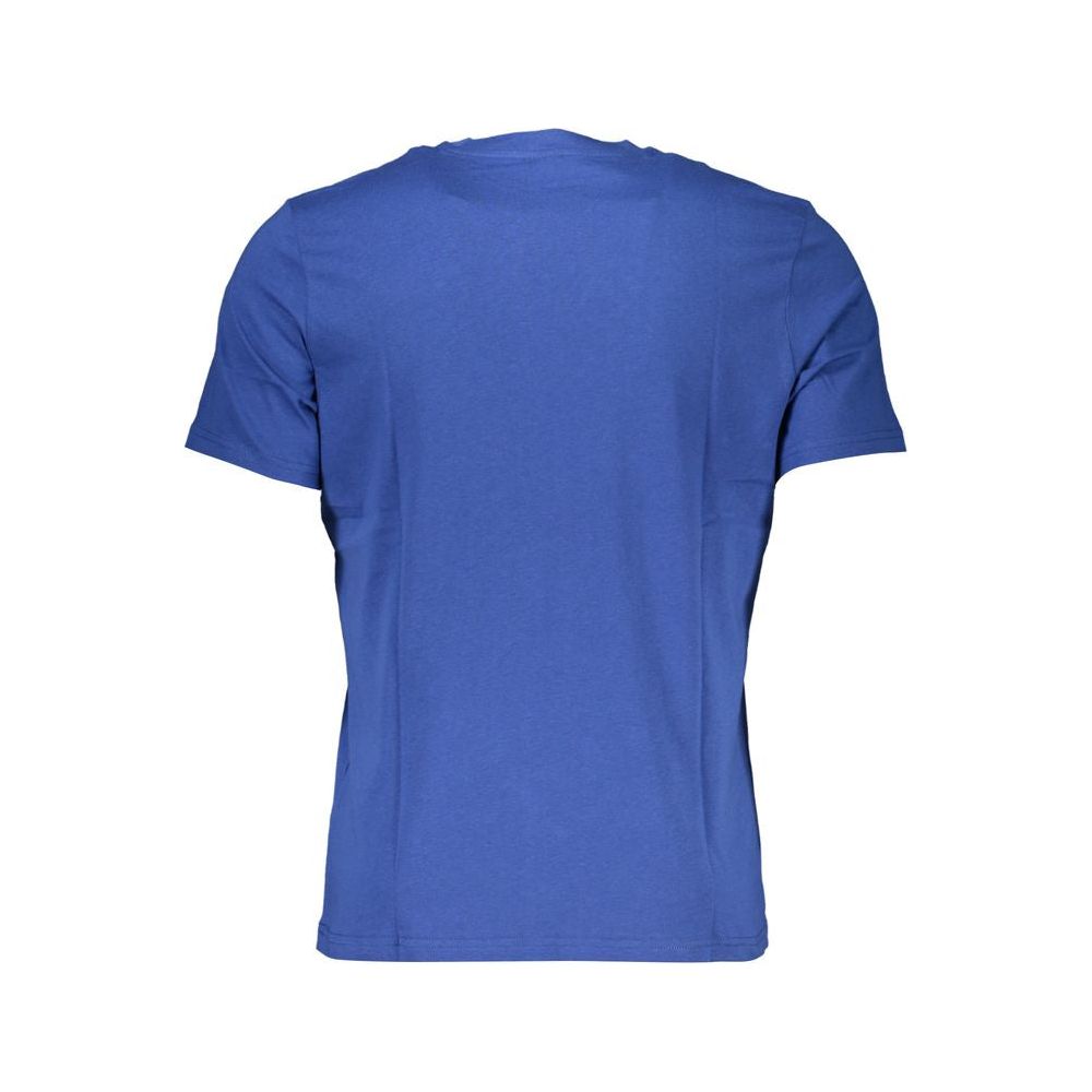 North Sails Blue Cotton T-Shirt blue-cotton-t-shirt-128