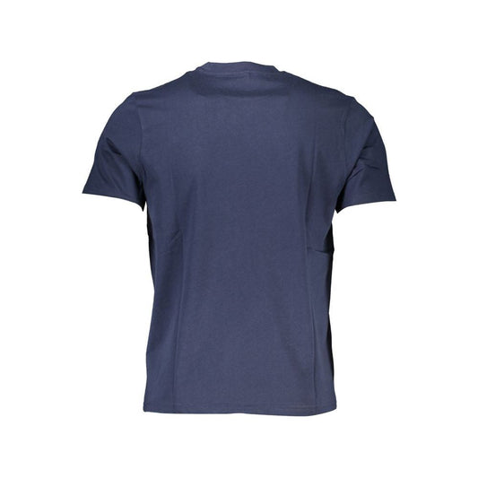 North Sails Blue Cotton T-Shirt blue-cotton-t-shirt-130