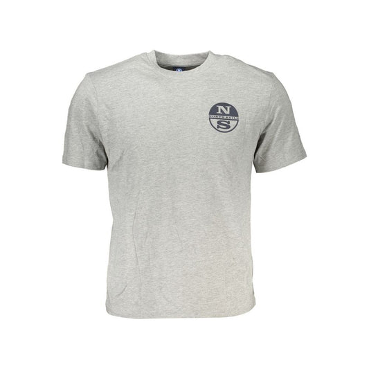 North Sails Gray Cotton T-Shirt gray-cotton-t-shirt-31