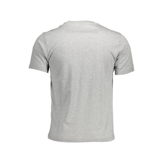 Elevated Casual Gray Cotton T-Shirt