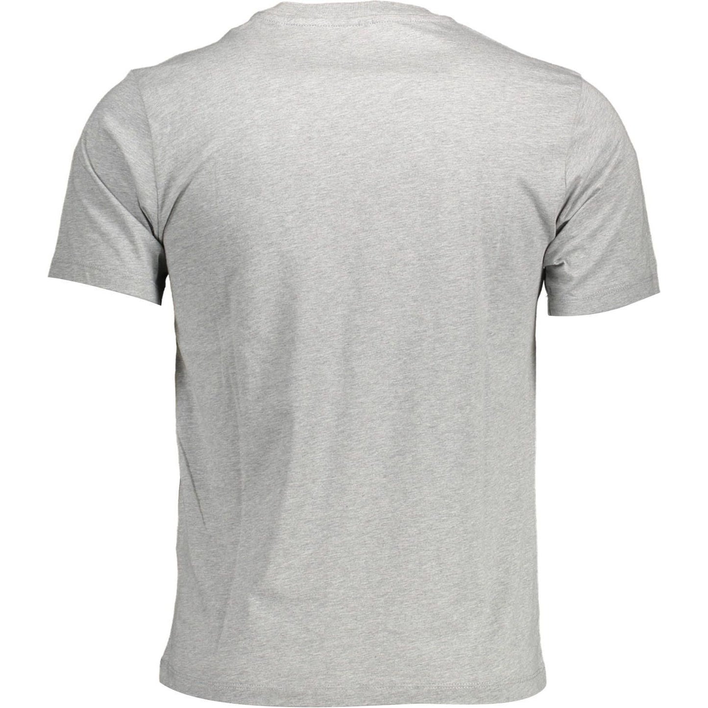 North Sails Elevated Casual Gray Cotton T-Shirt elevated-casual-gray-cotton-t-shirt