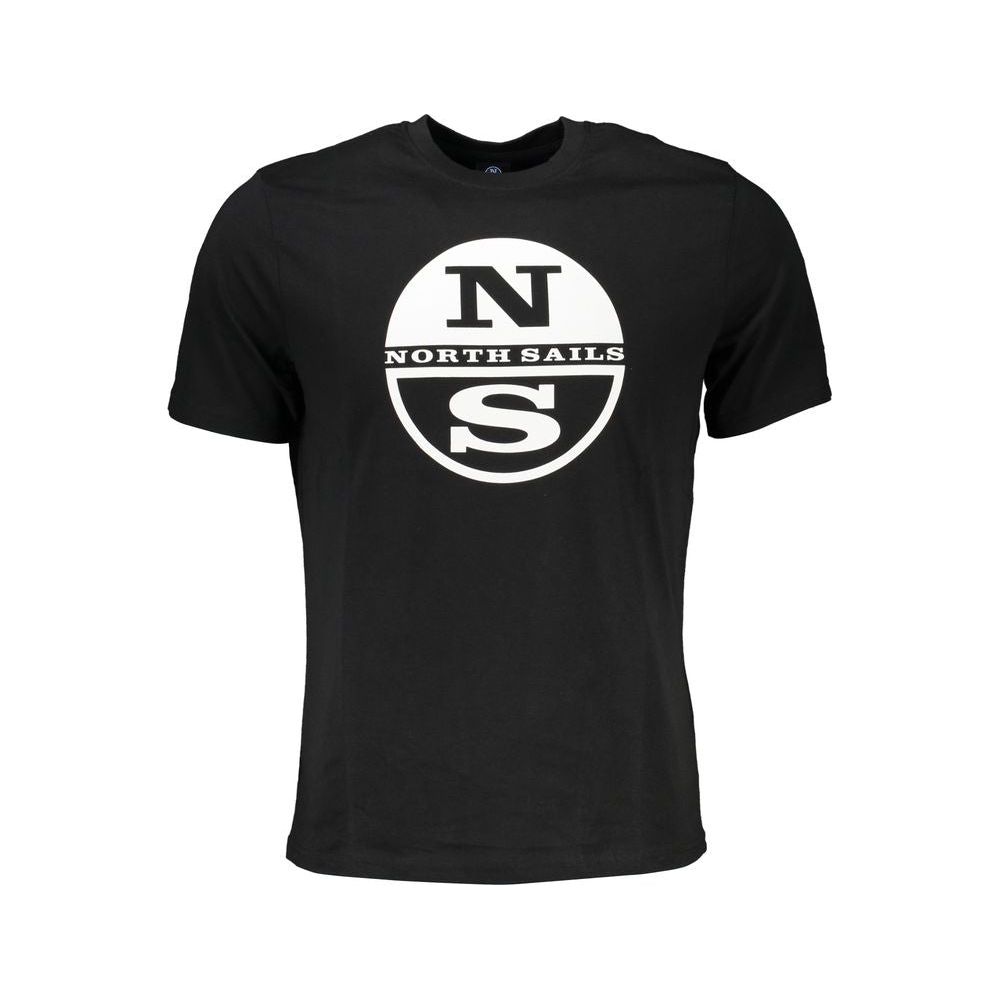 North Sails Black Cotton T-Shirt black-cotton-t-shirt-88