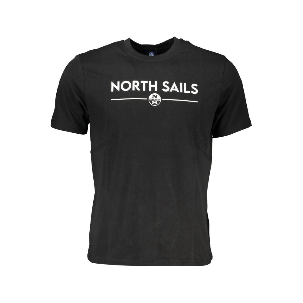 North Sails Black Cotton T-Shirt black-cotton-t-shirt-90