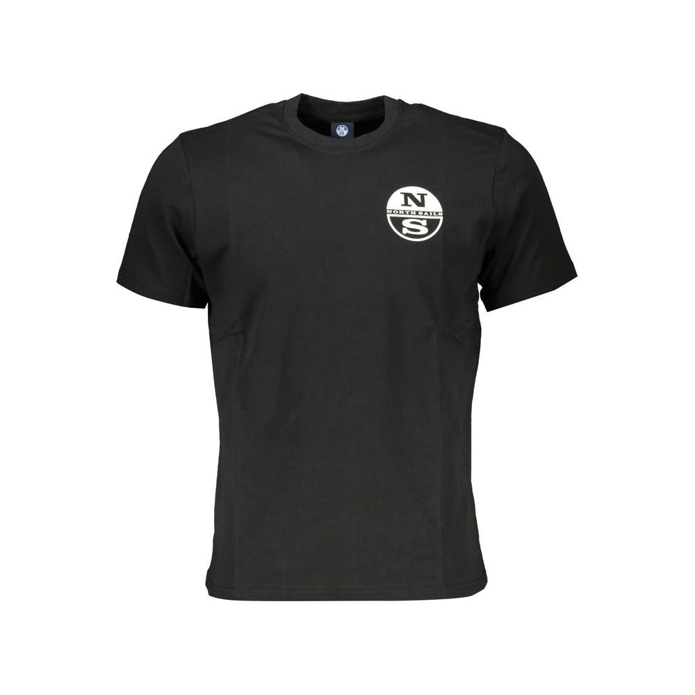 North Sails Black Cotton T-Shirt black-cotton-t-shirt-87