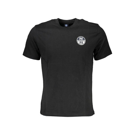 North Sails Black Cotton T-Shirt black-cotton-t-shirt-96