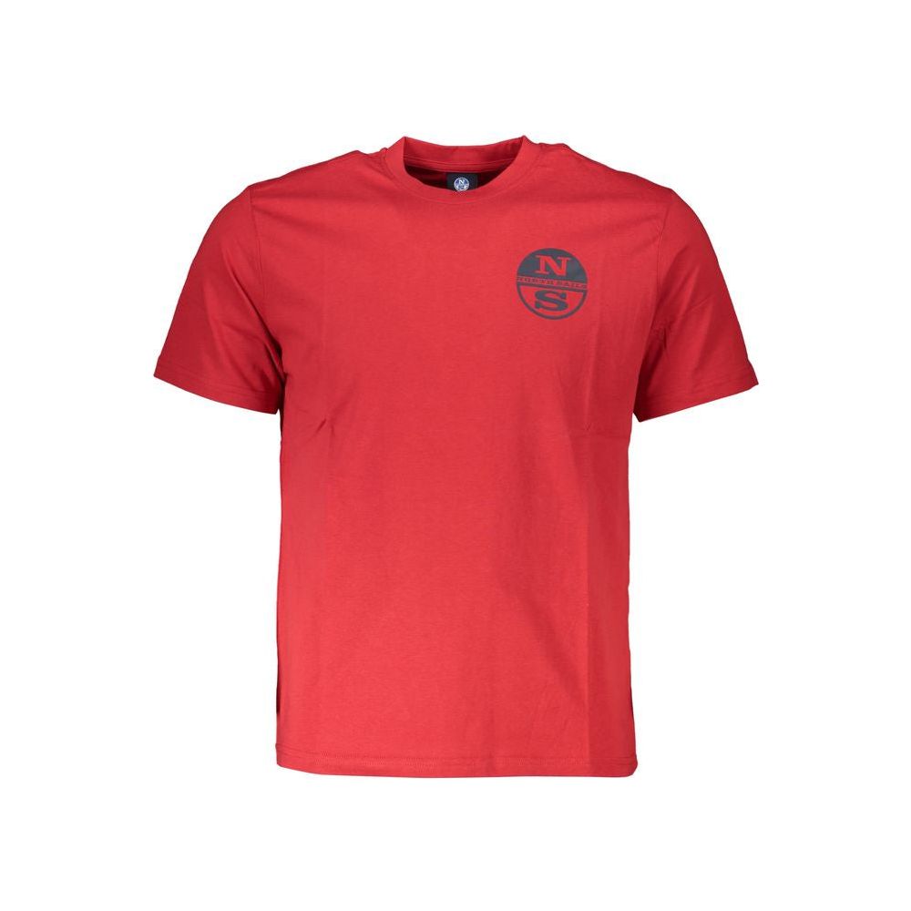 North Sails Red Cotton T-Shirt red-cotton-t-shirt-47