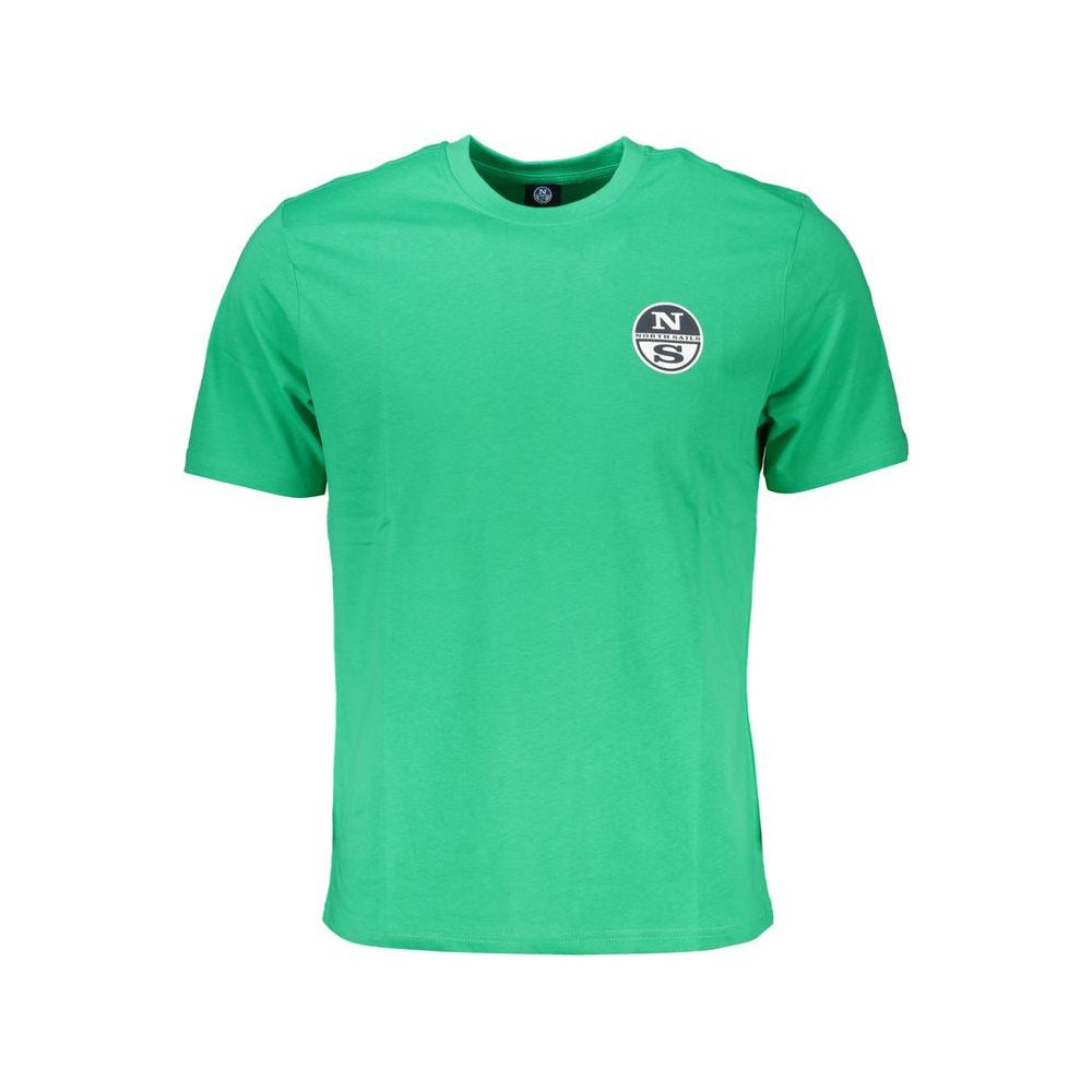 North Sails Green Cotton T-Shirt green-cotton-t-shirt-44