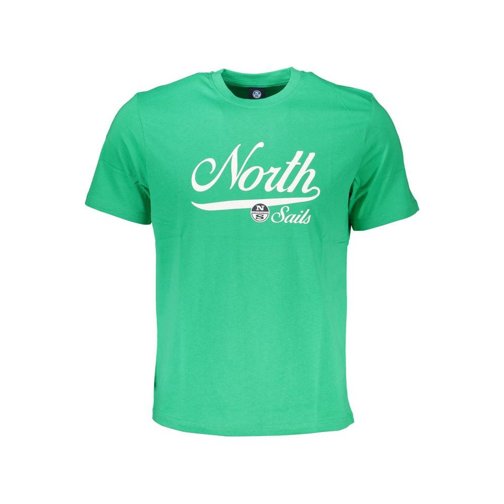North Sails Green Cotton T-Shirt green-cotton-t-shirt-51