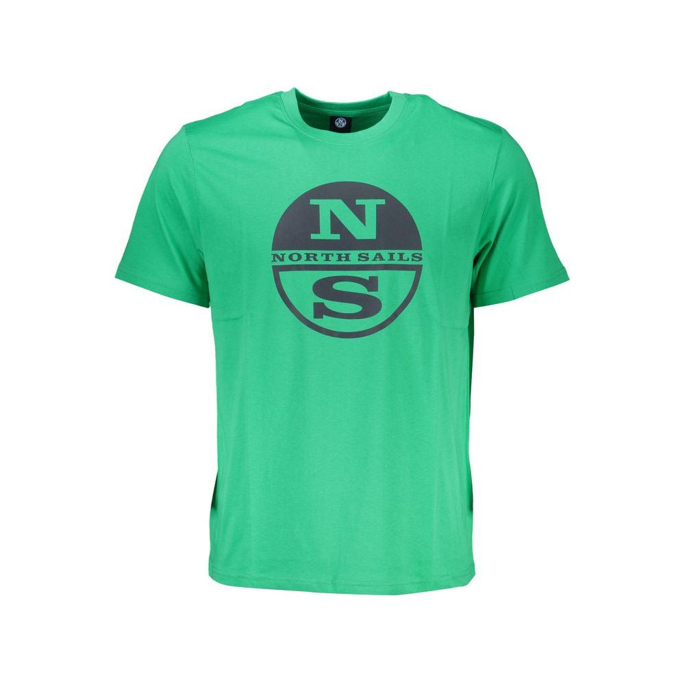 North Sails Green Cotton T-Shirt green-cotton-t-shirt-63