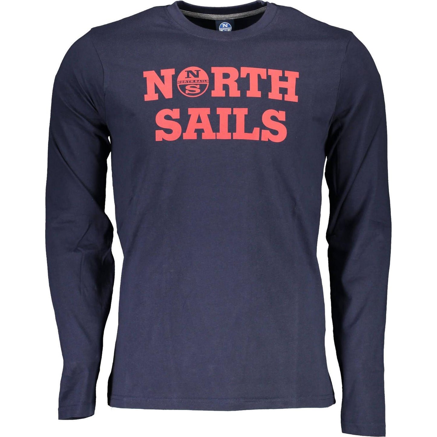 North Sails Blue Long Sleeve Tee with Signature Print blue-long-sleeve-tee-with-signature-print