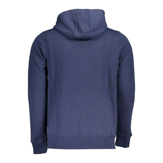 Elevated Casual Hooded Sweatshirt in Blue