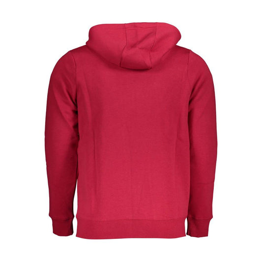 Pink Fleece Hooded Sweatshirt with Logo
