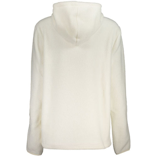 Norway 1963 | Chic White Half-Zip Hooded Sweatshirt| McRichard Designer Brands   