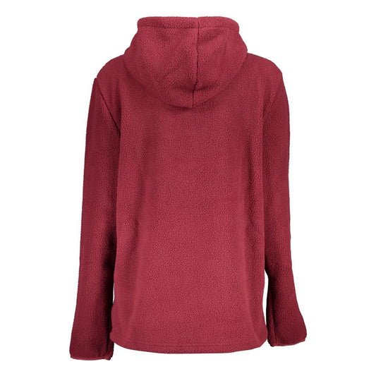 Chic Purple Hooded Sweatshirt with Unique Detailing