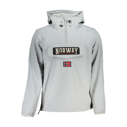 Norway 1963 Gray Soft Shell Hooded Jacket gray-soft-shell-hooded-jacket