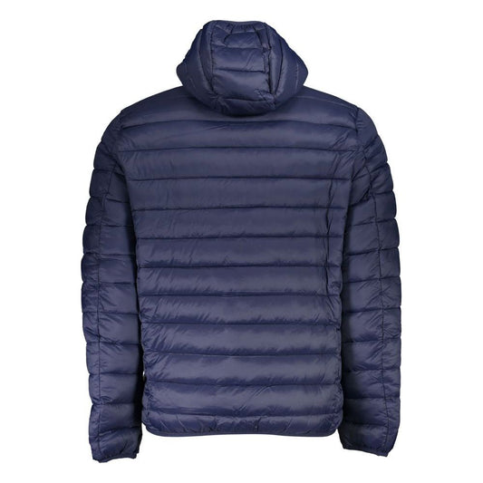 Norway 1963 | Chic Blue Hooded Polyamide Jacket| McRichard Designer Brands   