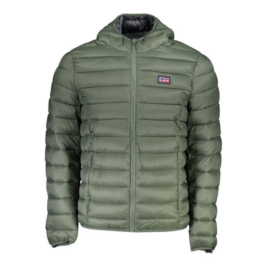 Emerald Haven Polyamide Hooded Jacket