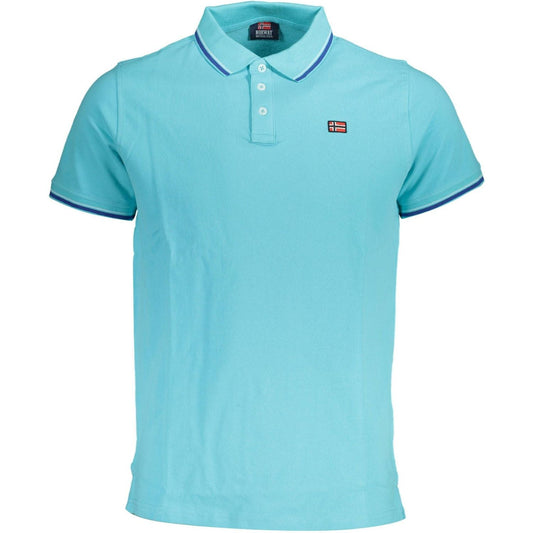 Norway 1963 Norway 1963 Light Blue Polo Shirt with Contrast Details norway-1963-light-blue-polo-shirt-with-contrast-details