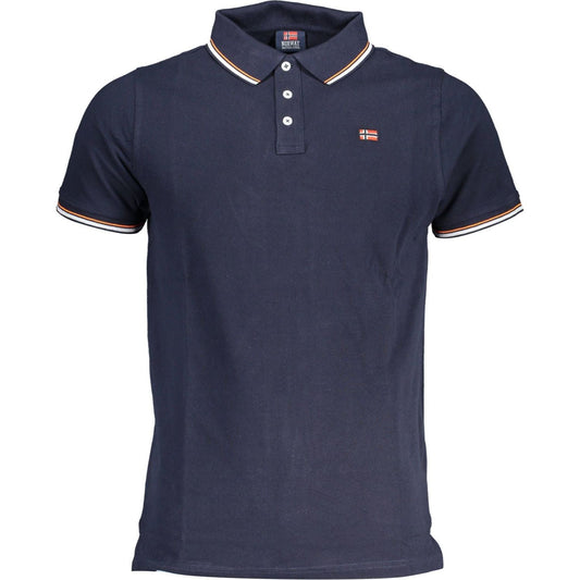Norway 1963 Classic Blue Polo with Contrasting Accents classic-blue-polo-with-contrasting-accents