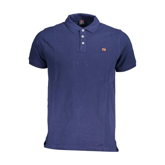 Norway 1963 Blue Cotton Polo Shirt blue-cotton-polo-shirt-32