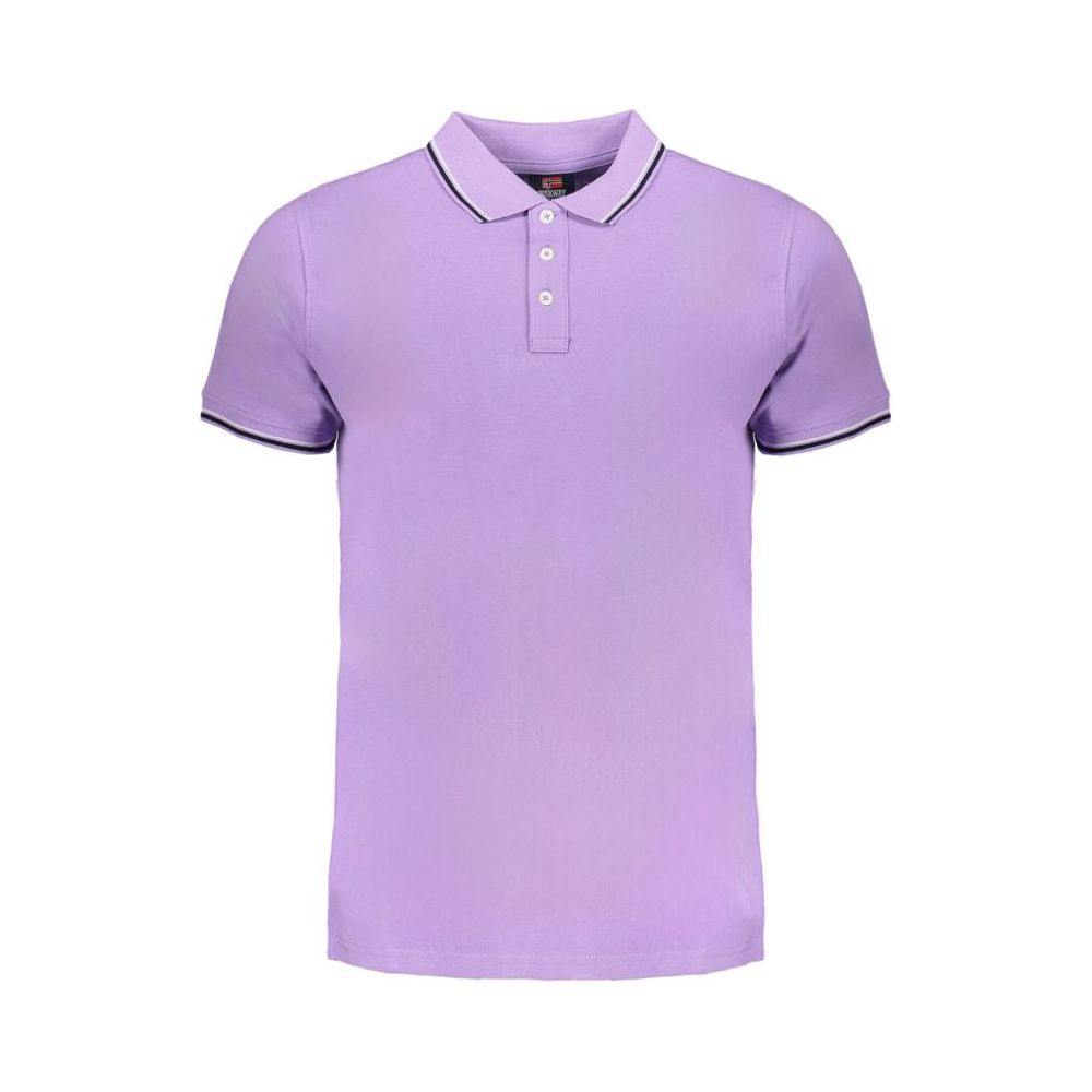 Norway 1963 Purple Cotton Polo Shirt purple-cotton-polo-shirt-5