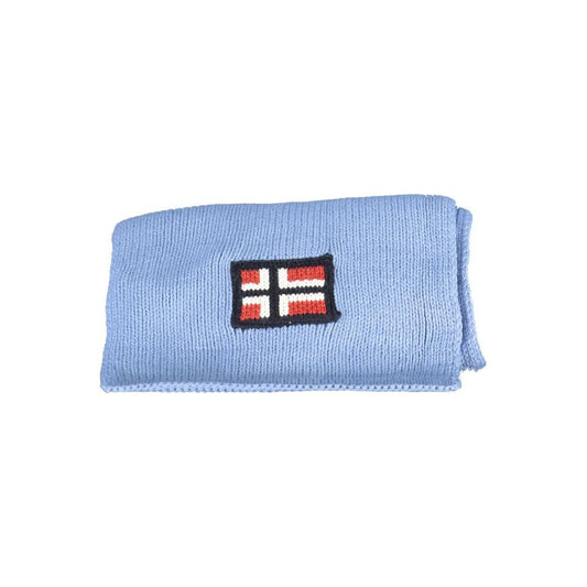 Norway 1963 Light Blue Acrylic Scarf light-blue-acrylic-scarf
