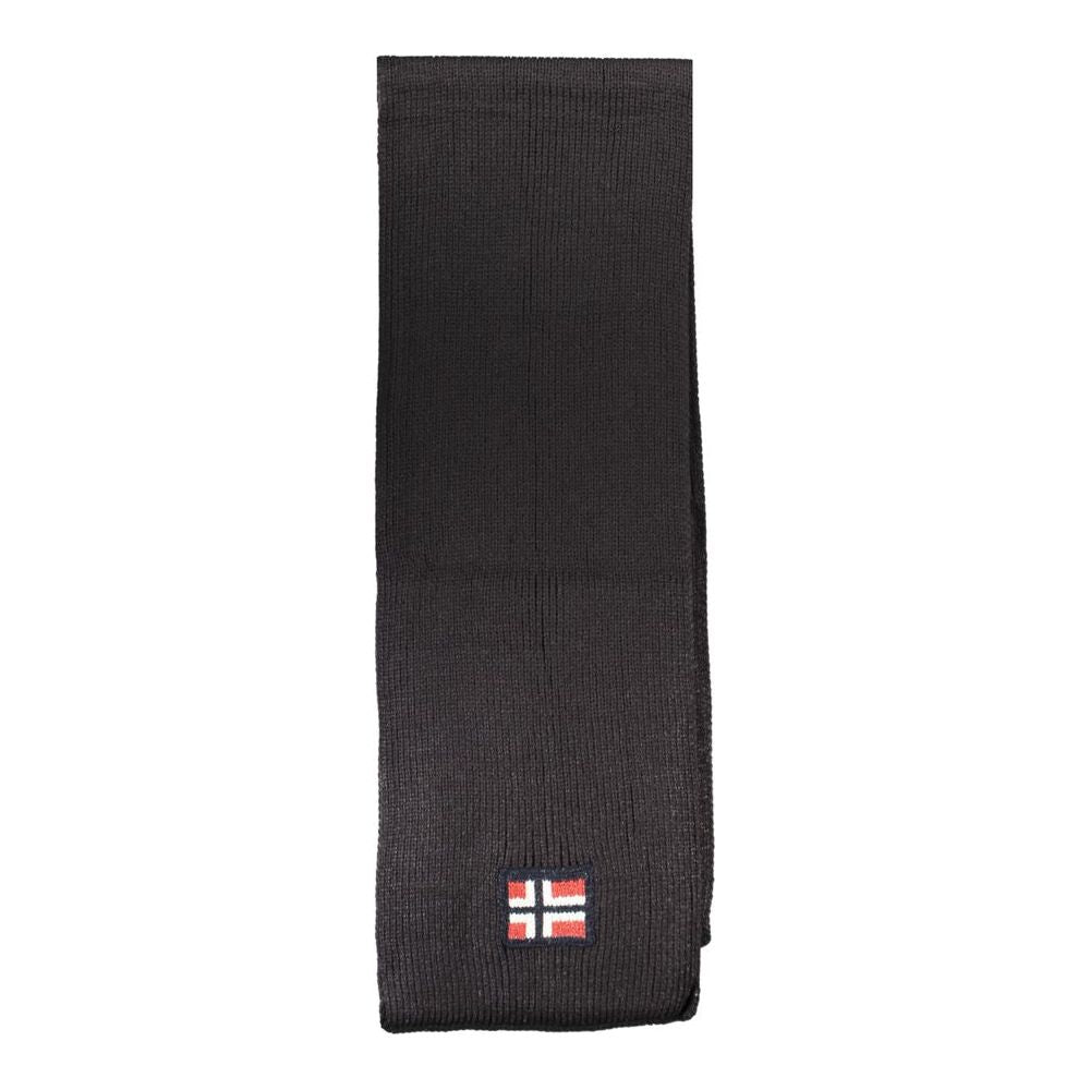 Norway 1963 Black Acrylic Scarf black-acrylic-scarf