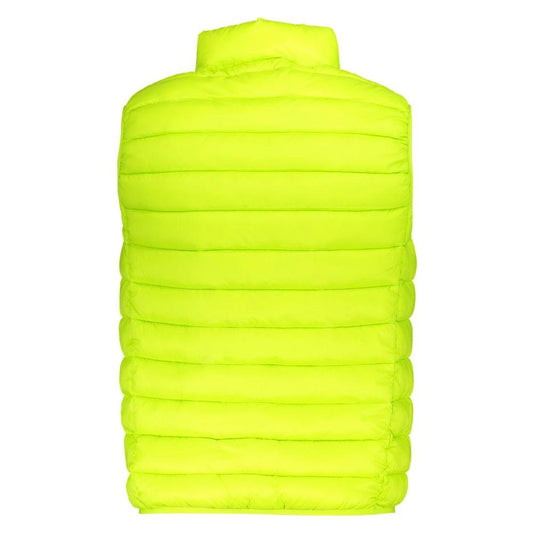 Sleek Sleeveless Green Polyamide Jacket