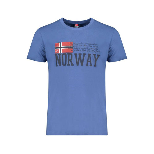 Norway 1963 Blue Cotton T-Shirt blue-cotton-t-shirt-151