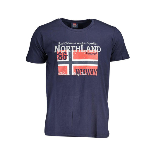 Norway 1963 Blue Cotton T-Shirt blue-cotton-t-shirt-68