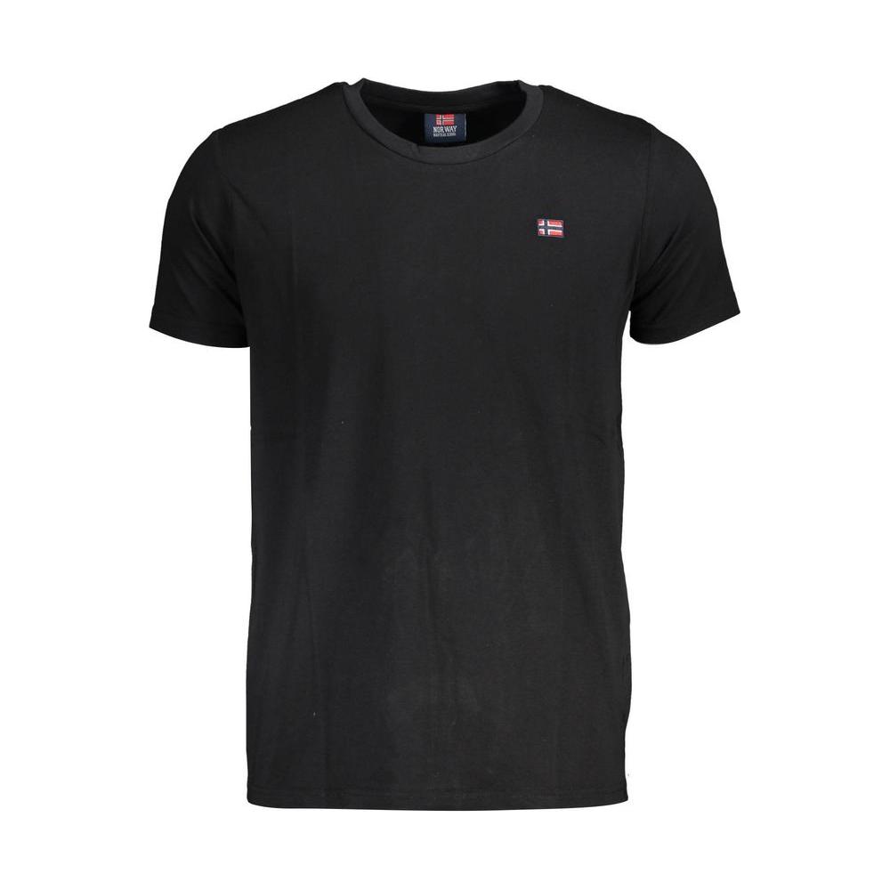 Norway 1963 Black Cotton T-Shirt black-cotton-t-shirt-52