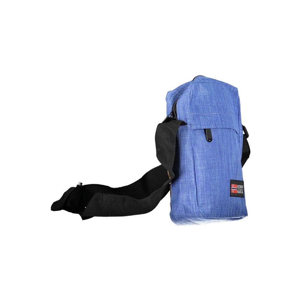 Norway 1963 Blue Polyester Shoulder Bag blue-polyester-shoulder-bag